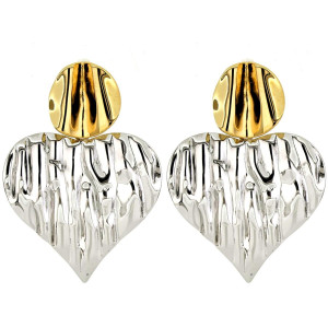 ORECCHINI CIRCE IN ACCIAIO MM 55