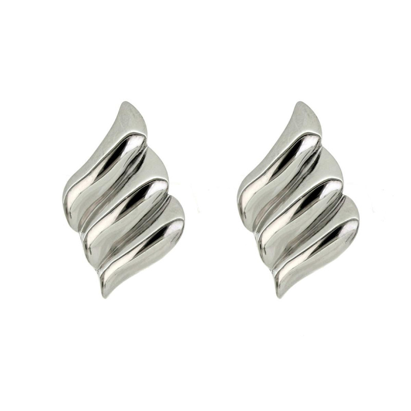 ORECCHINI CIRCE IN ACCIAIO MM 37x23