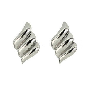 ORECCHINI CIRCE IN ACCIAIO MM 37x23