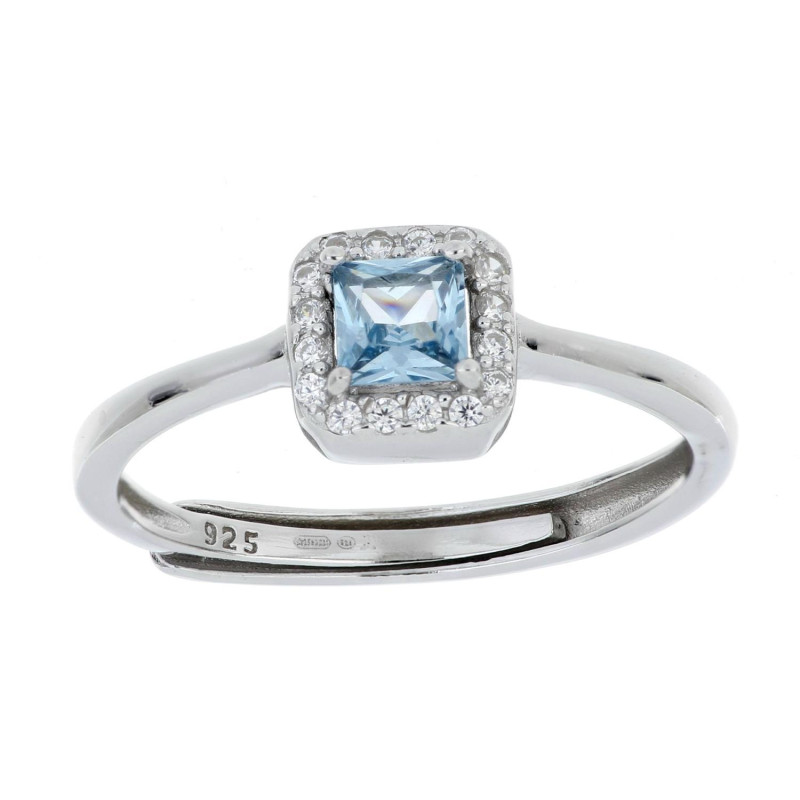 ANELLO DUBAI QUADRATO MM 7 IN ARGENTO 925