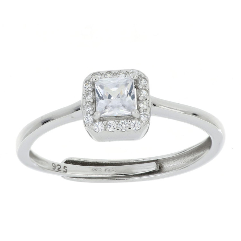 ANELLO DUBAI QUADRATO MM 7 IN ARGENTO 925