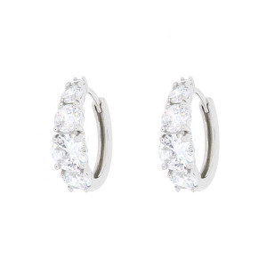 ORECCHINI BOCCOLE MM 16 IN ARGENTO 925 P MM 2 3 4 5