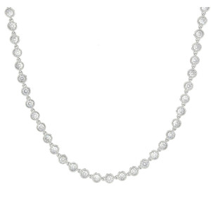 COLLANA CM 37+7 MINERVA IN ACCIAIO MM 6