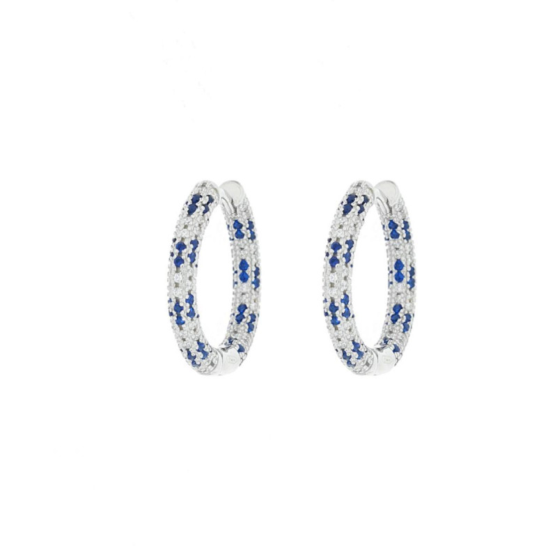 ORECCHINI BOCCOLE IN ARGENTO 925 MM 20