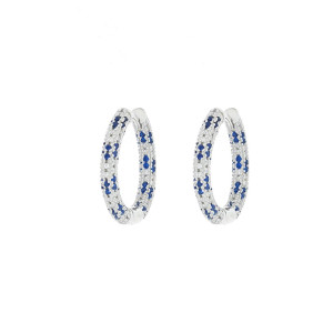 ORECCHINI BOCCOLE IN ARGENTO 925 MM 20