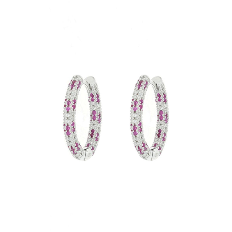 ORECCHINI BOCCOLE IN ARGENTO 925 MM 20