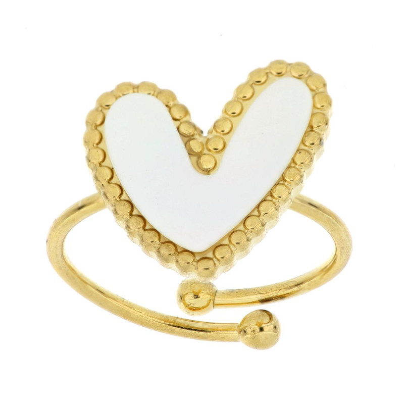 ANELLO PERLA MM 13 IN ACCIAIO