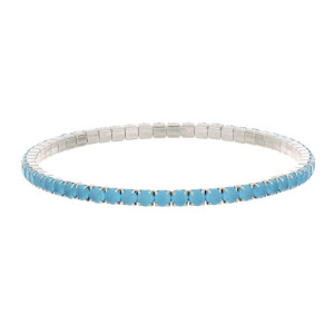 BRACCIALE TENNIS A MOLLA MM 3 IN ACCIAIO