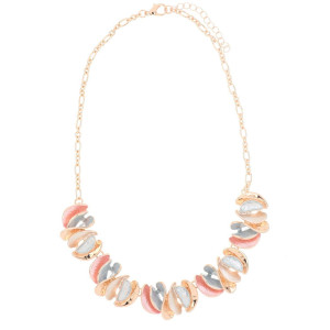 COLLANA CM 43+5 ARMONIA MM 25 IN OTTONE