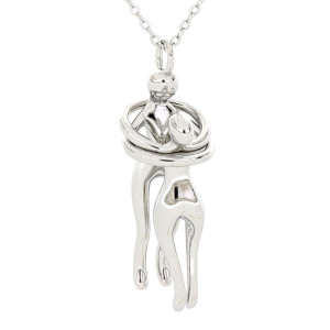 COLLANA CM 41+5 AFRODITE MM 37 IN ACCIAIO