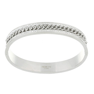 BRACCIALE MANHATTAN IN ACCIAIO