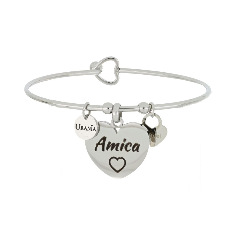 BRACCIALE "PENSIERO" "AMICA" MM 19 IN ACCIAIO