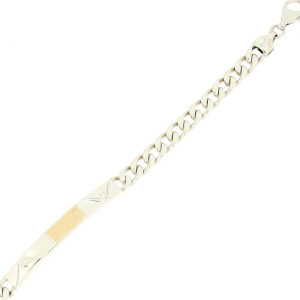 BRACCIALE CM 20 IN ARGENTO E ORO
