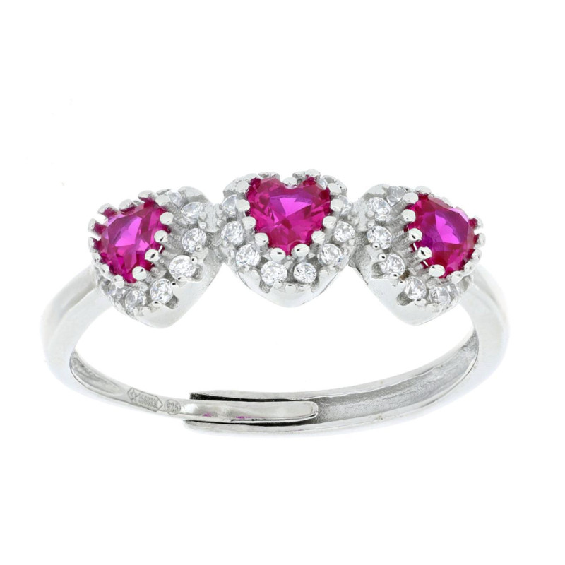 ANELLO DUBAI IN ARGENTO 925 CUORE MM6