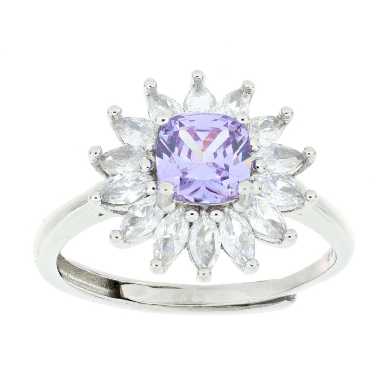 ANELLO NEW YORK MM 14X14 IN ARGENTO 925