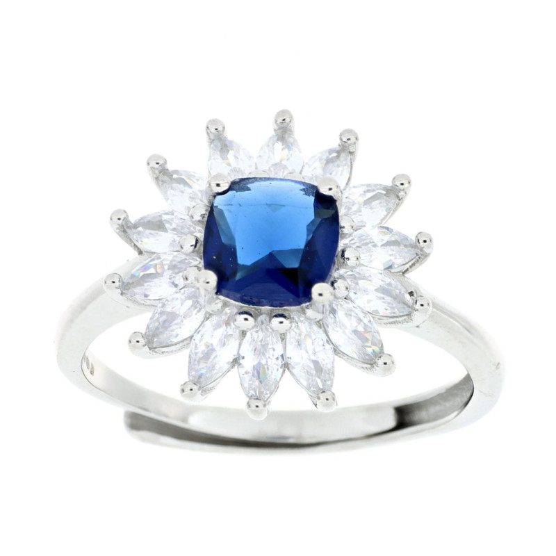 ANELLO NEW YORK MM 14X14 IN ARGENTO 925