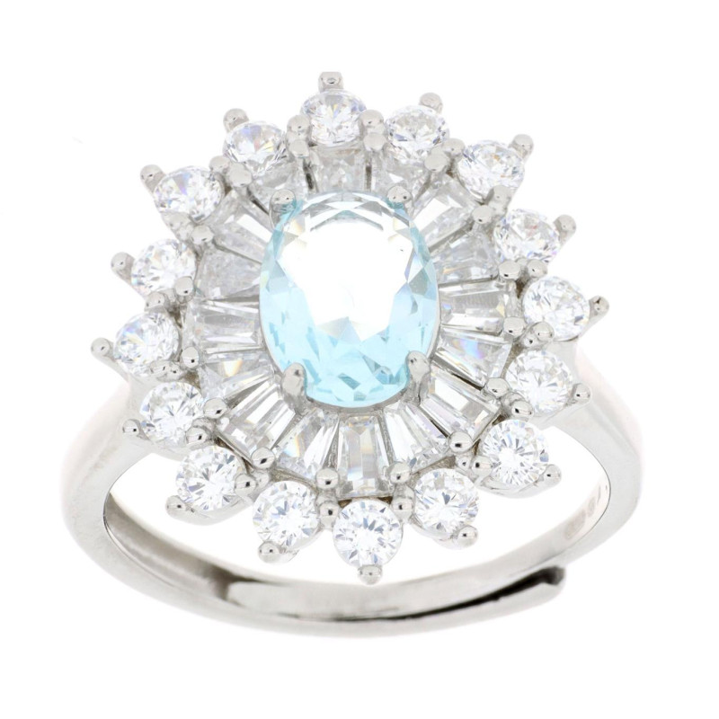 ANELLO NEW YORK MM 19X17 IN ARGENTO 925