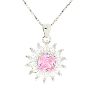 PENDENTE NEW YORK MM 17X15 IN ARGENTO 925 CAT CM 40+5