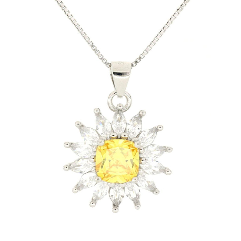 PENDENTE NEW YORK MM 17X15 IN ARGENTO 925 CAT CM 40+5