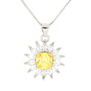 PENDENTE NEW YORK MM 17X15 IN ARGENTO 925 CAT CM 40+5