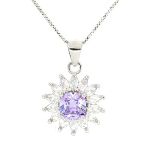 PENDENTE NEW YORK MM 17X15 IN ARGENTO 925 CAT CM 40+5