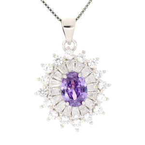 PENDENTE NEW YORK MM 21X17 IN ARGENTO 925 CAT CM 40+5