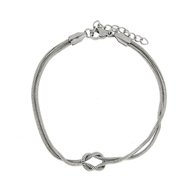BRACCIALE "NODI" CM 18+2 IN ACCIAIO