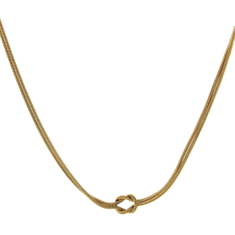 COLLANA "NODI" CM 41+5 IN ACCIAIO