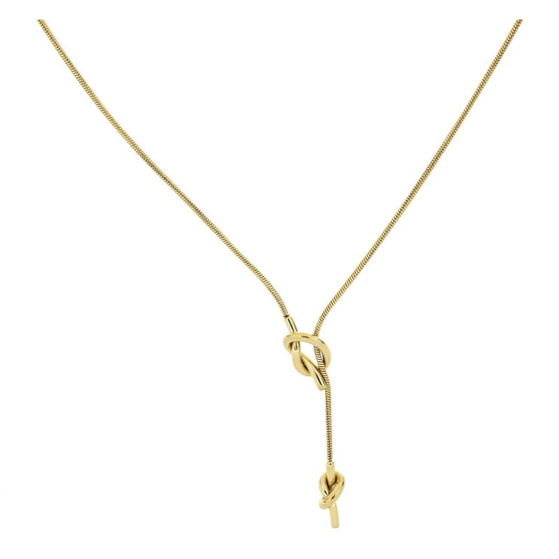 COLLANA "NODI" CM 43+5 IN ACCIAIO