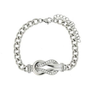 BRACCIALE "NODI" CM 16+5 IN ACCIAIO