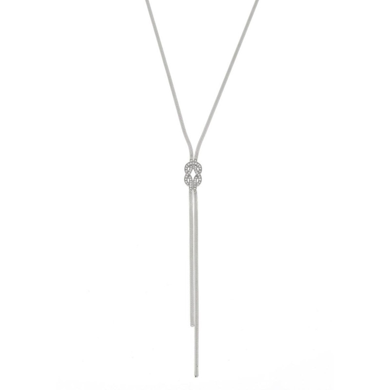 COLLANA "NODI" CM 39+5 IN ACCIAIO