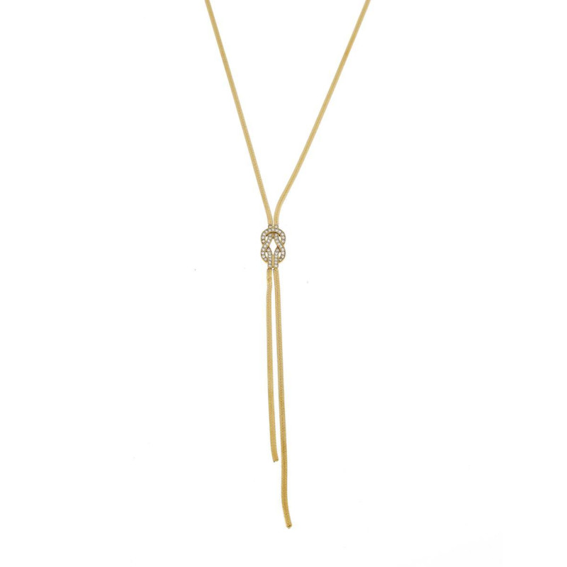 COLLANA "NODI" CM 39+5 IN ACCIAIO