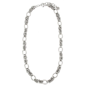 COLLANA CLIO CM 42+5 IN ACCIAIO CM 11