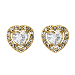 ANELLO "INCANTO" CON CUORE MM 10 IN ACCIAIO