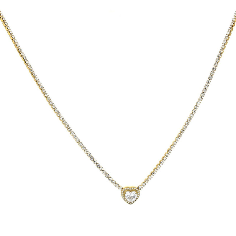 COLLANA TENNIS "INCANTO" IN ACCIAIO