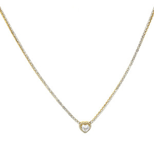 COLLANA TENNIS "INCANTO" IN ACCIAIO