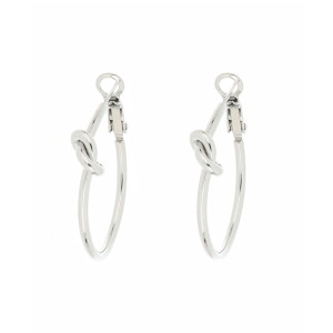 ORECCHINI NODI MM 30 ACCIAIO