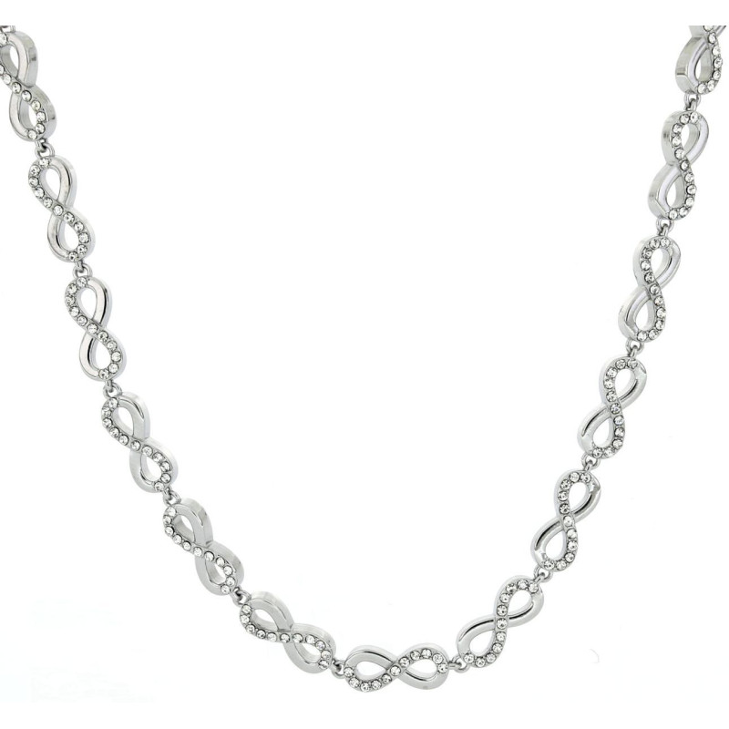 COLLANA MINERVA CM 30+8 IN ACCIAIO