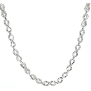 COLLANA MINERVA CM 30+8 IN ACCIAIO