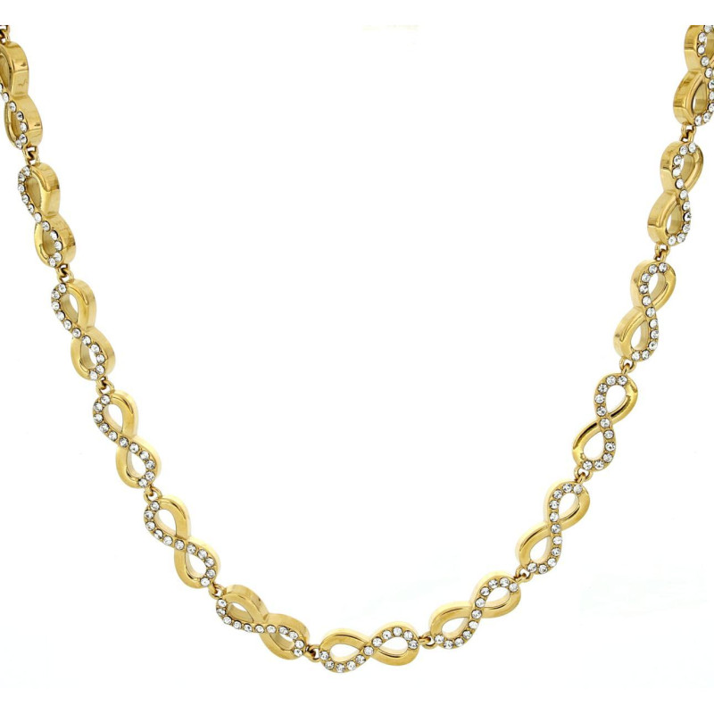 COLLANA MINERVA CM 30+8 IN ACCIAIO