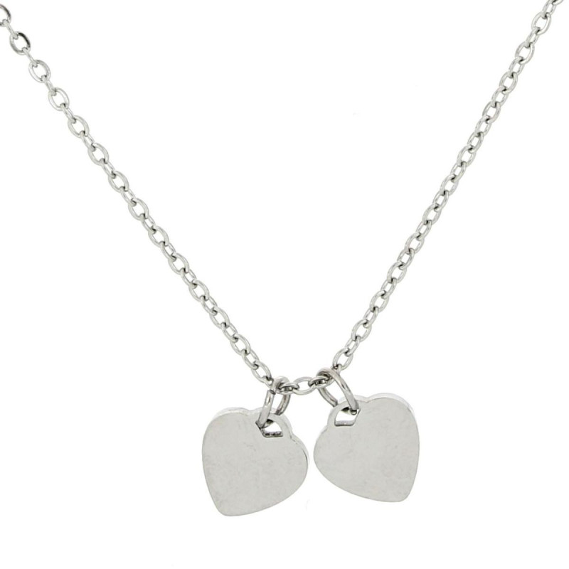 PENDENTE "ADANA" CUORE IN ACCIAIO