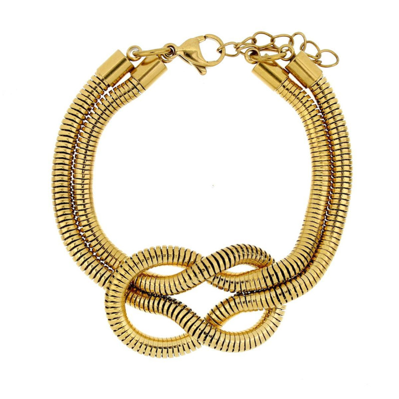 BRACCIALE "NODI" CM 17+3 IN ACCIAIO