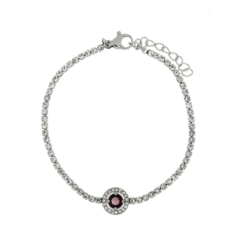 BRACCIALE "INCANTO" TONDO CM 16+3 IN ACCIAIO