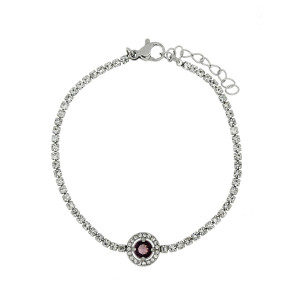 BRACCIALE "INCANTO" TONDO CM 16+3 IN ACCIAIO