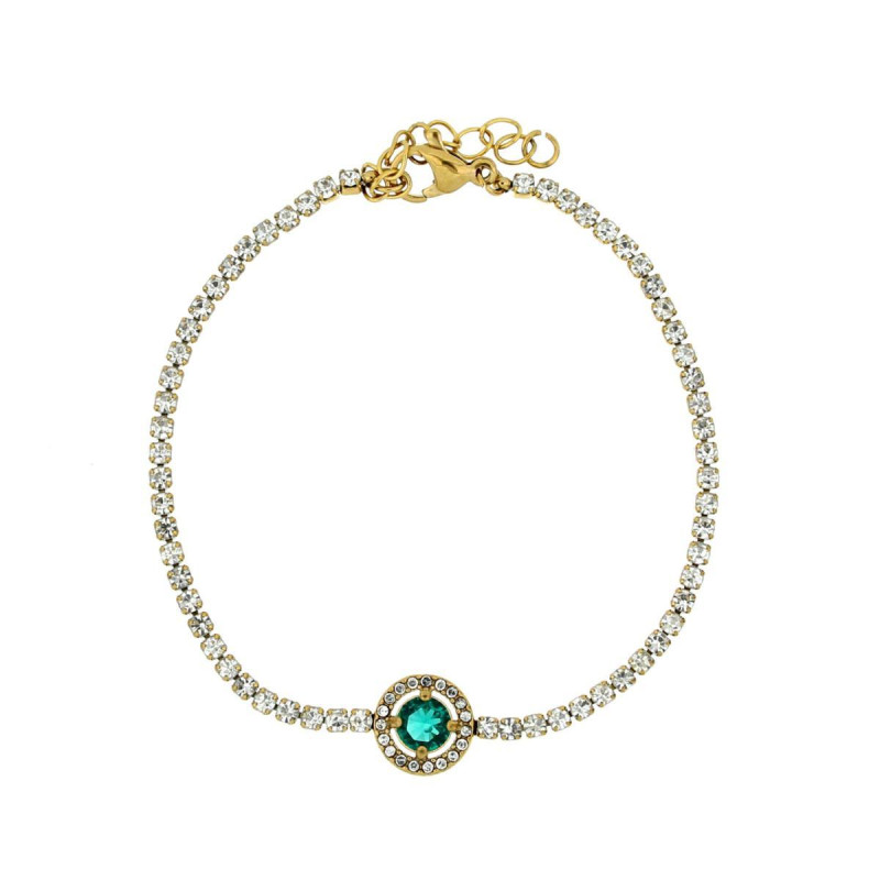 BRACCIALE "INCANTO" TONDO CM 16+3 IN ACCIAIO