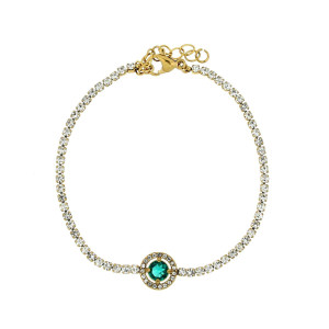 BRACCIALE "INCANTO" TONDO CM 16+3 IN ACCIAIO