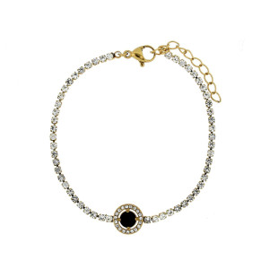 BRACCIALE "INCANTO" TONDO CM 16+3 IN ACCIAIO