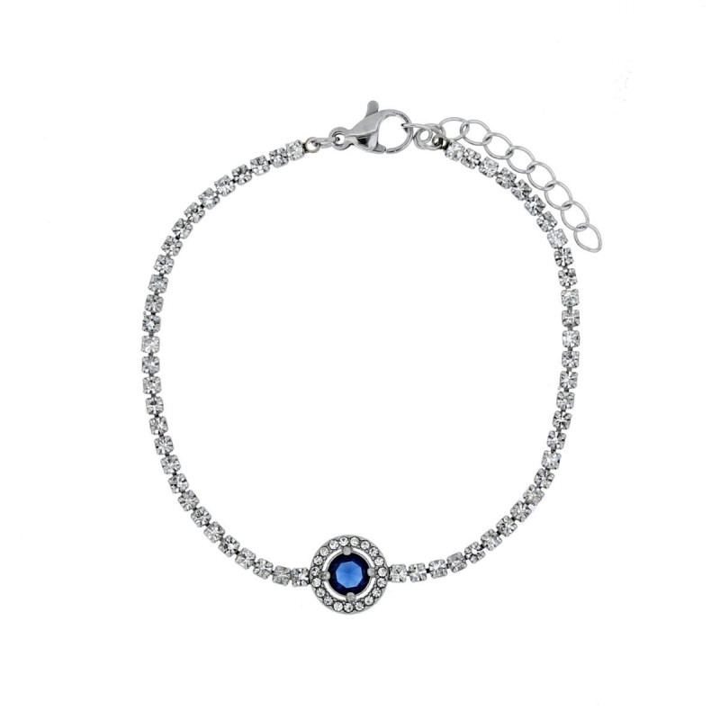 BRACCIALE "INCANTO" TONDO CM 16+3 IN ACCIAIO