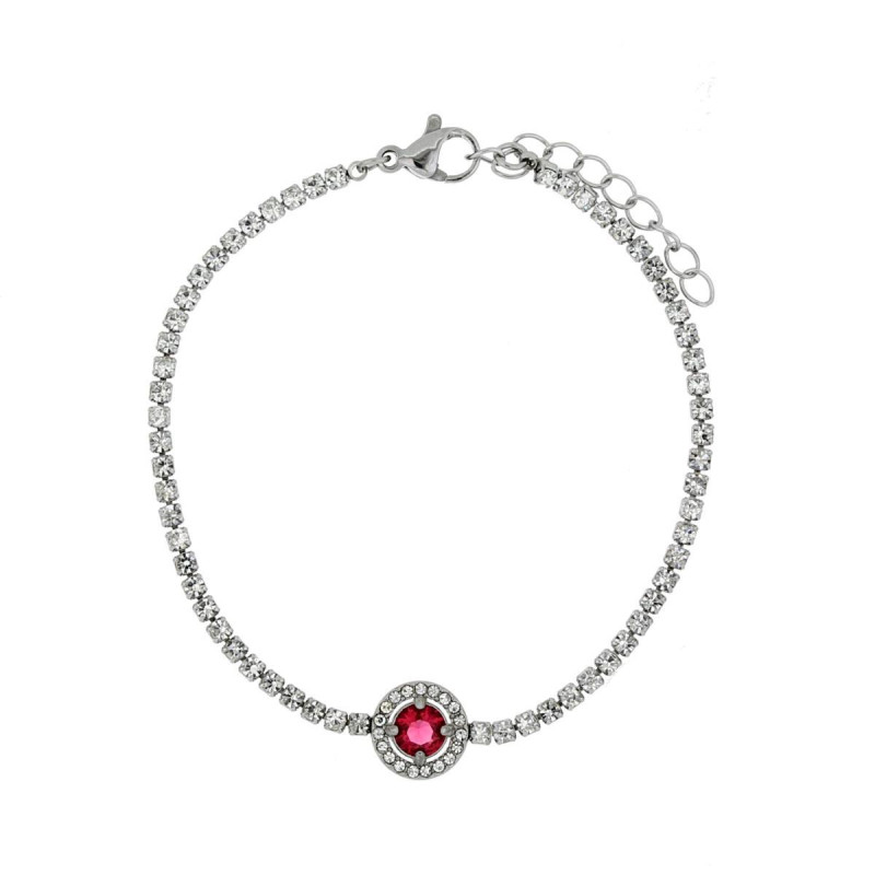 BRACCIALE "INCANTO" TONDO CM 16+3 IN ACCIAIO