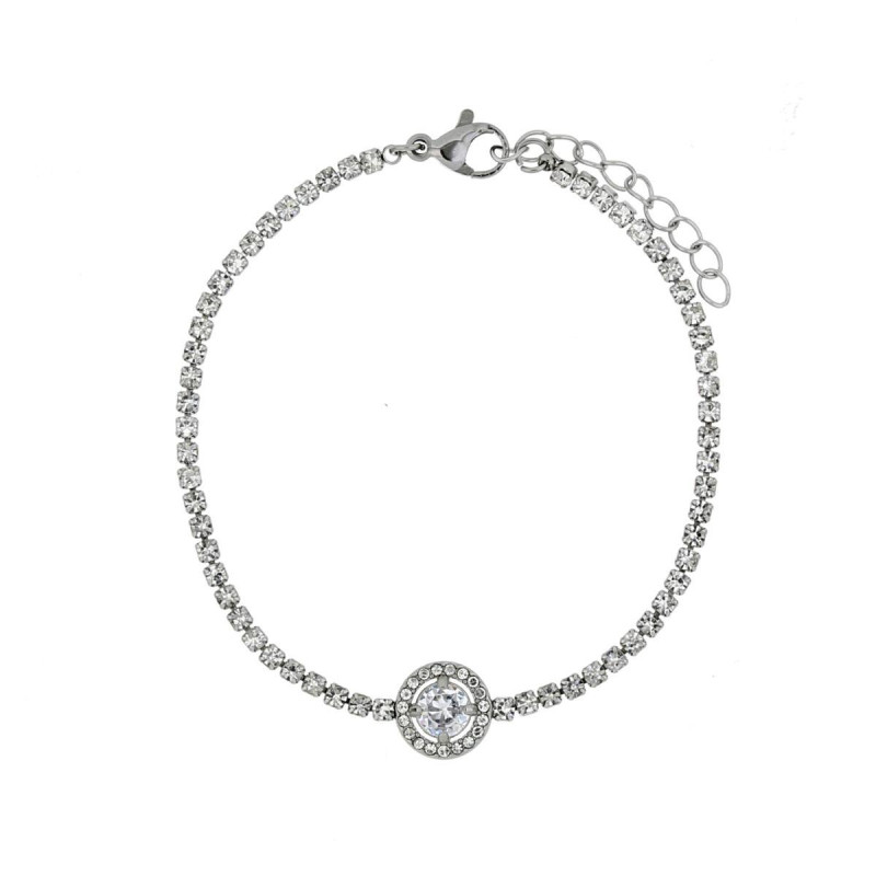 BRACCIALE "INCANTO" TONDO CM 16+3 IN ACCIAIO